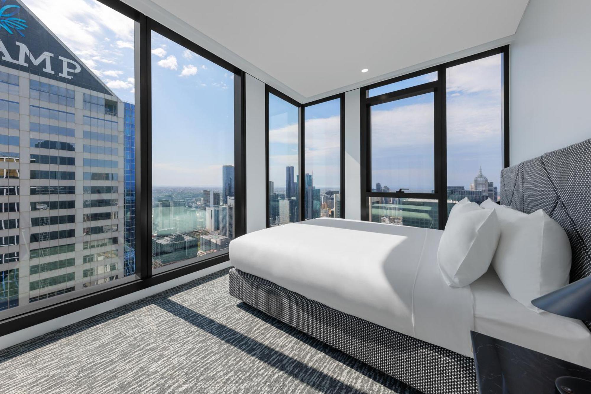 Meriton Suites Melbourne Exteriör bild Bedroom