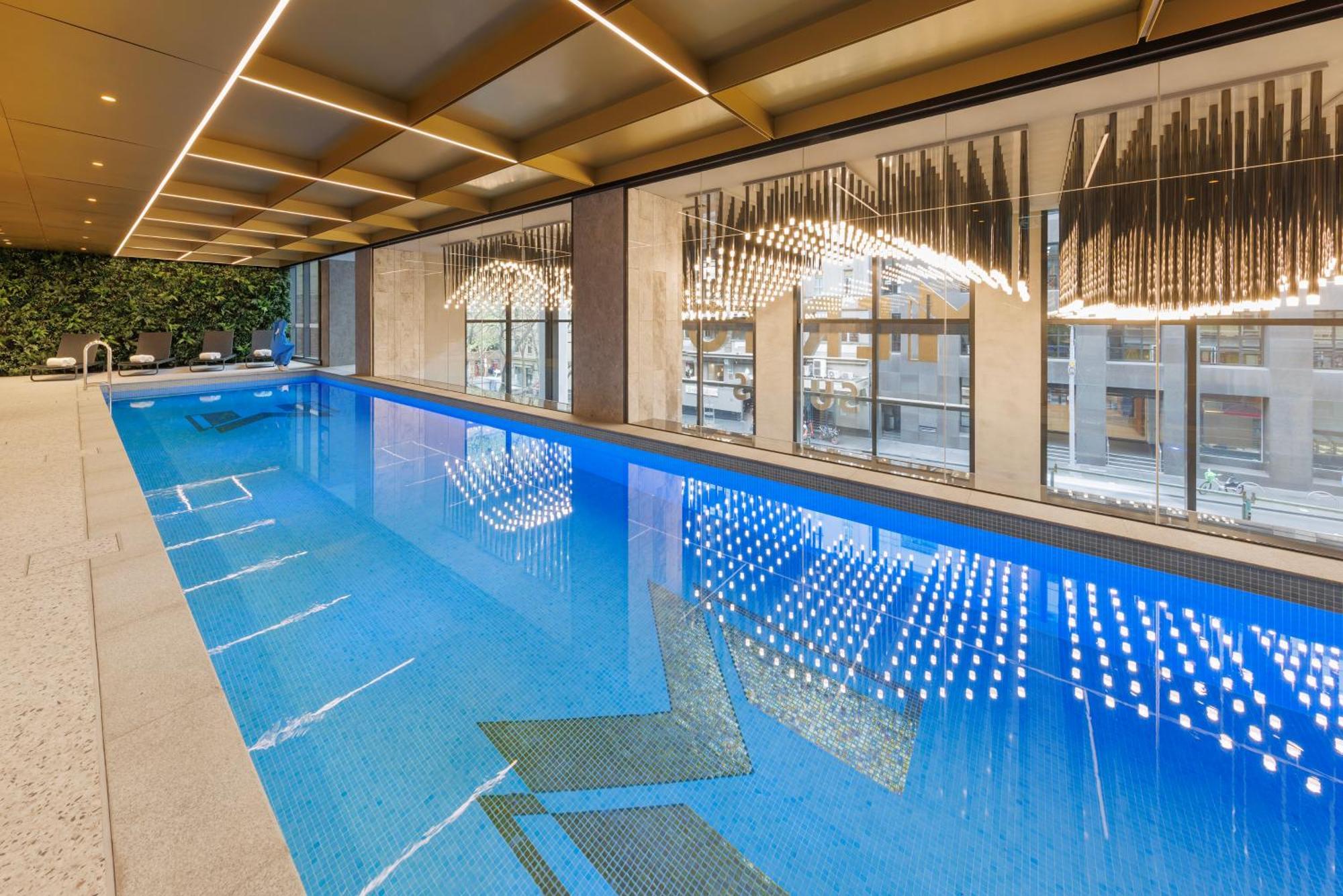 Meriton Suites Melbourne Exteriör bild The pool at the 2016 Summer Olympics in Rio de Janeiro