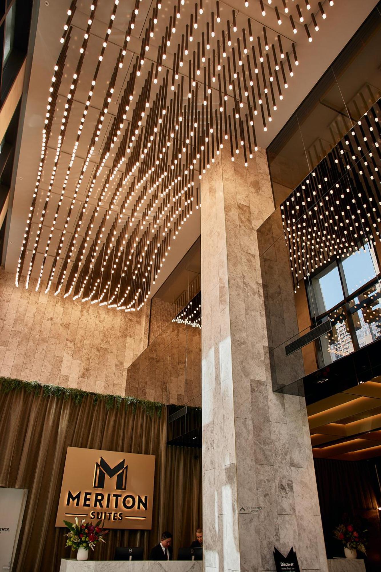 Meriton Suites Melbourne Exteriör bild The interior of the building